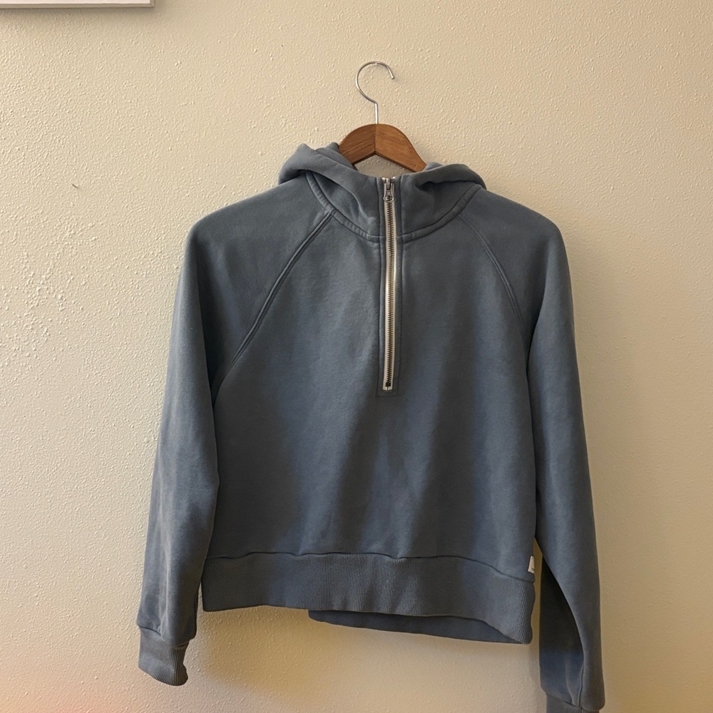 Vuori Blue   Half-Zip Hoodie